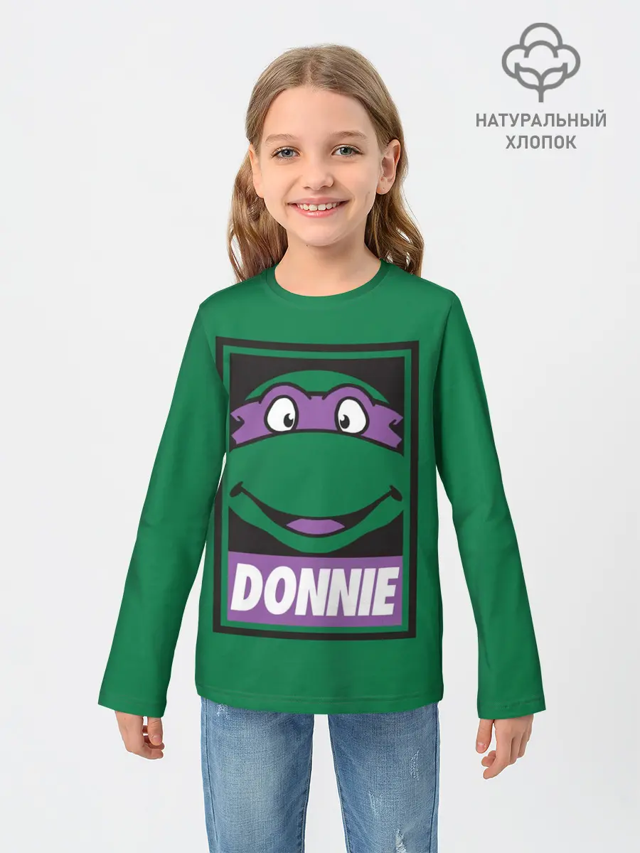 Детский лонгслив / Донателло