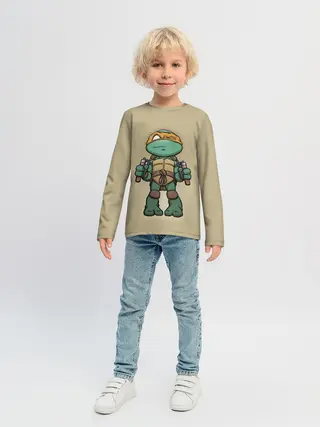 Детский лонгслив / ЧЕРЕПАШКИ - НИНДЗЯ