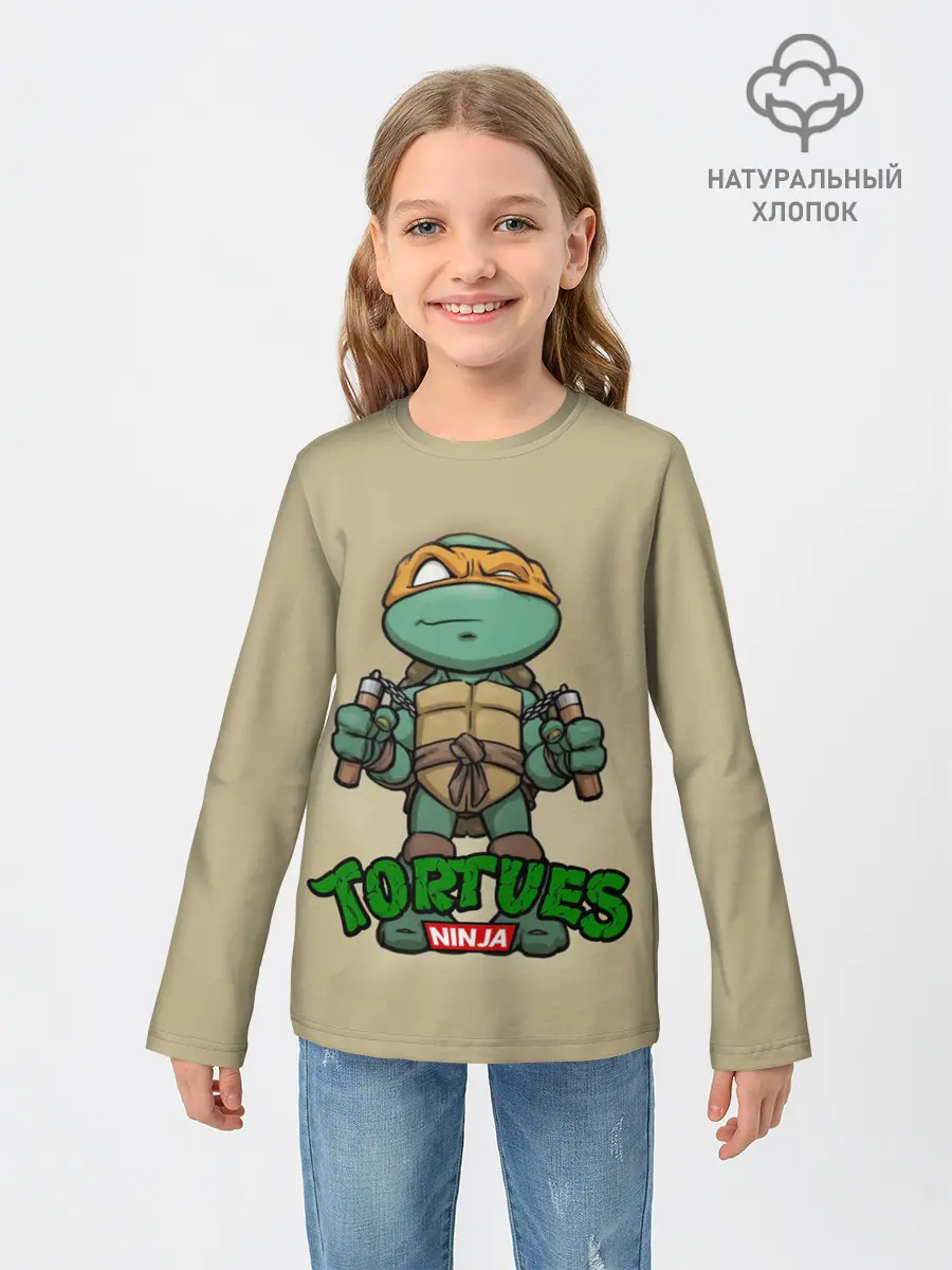Детский лонгслив / ЧЕРЕПАШКИ - НИНДЗЯ