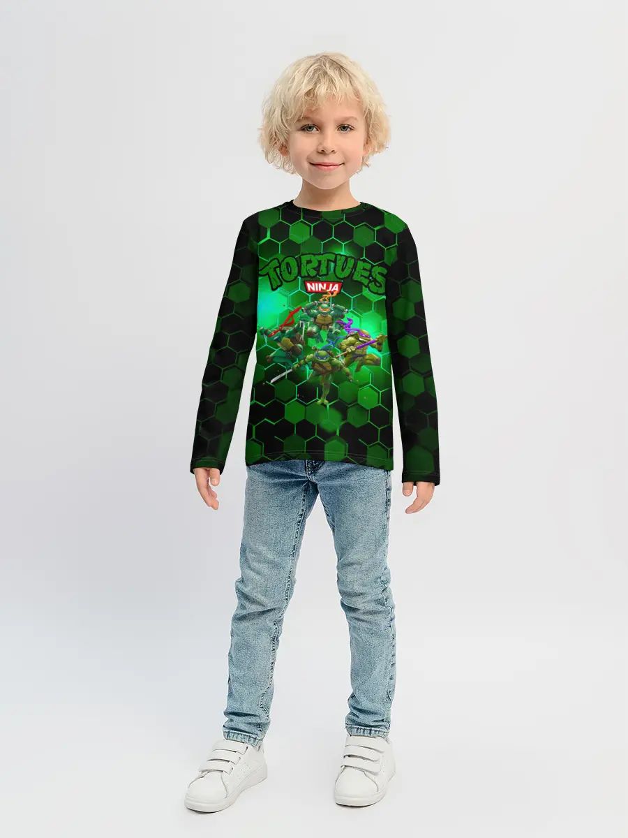 Детский лонгслив / ЧЕРЕПАШКИ - НИНДЗЯ