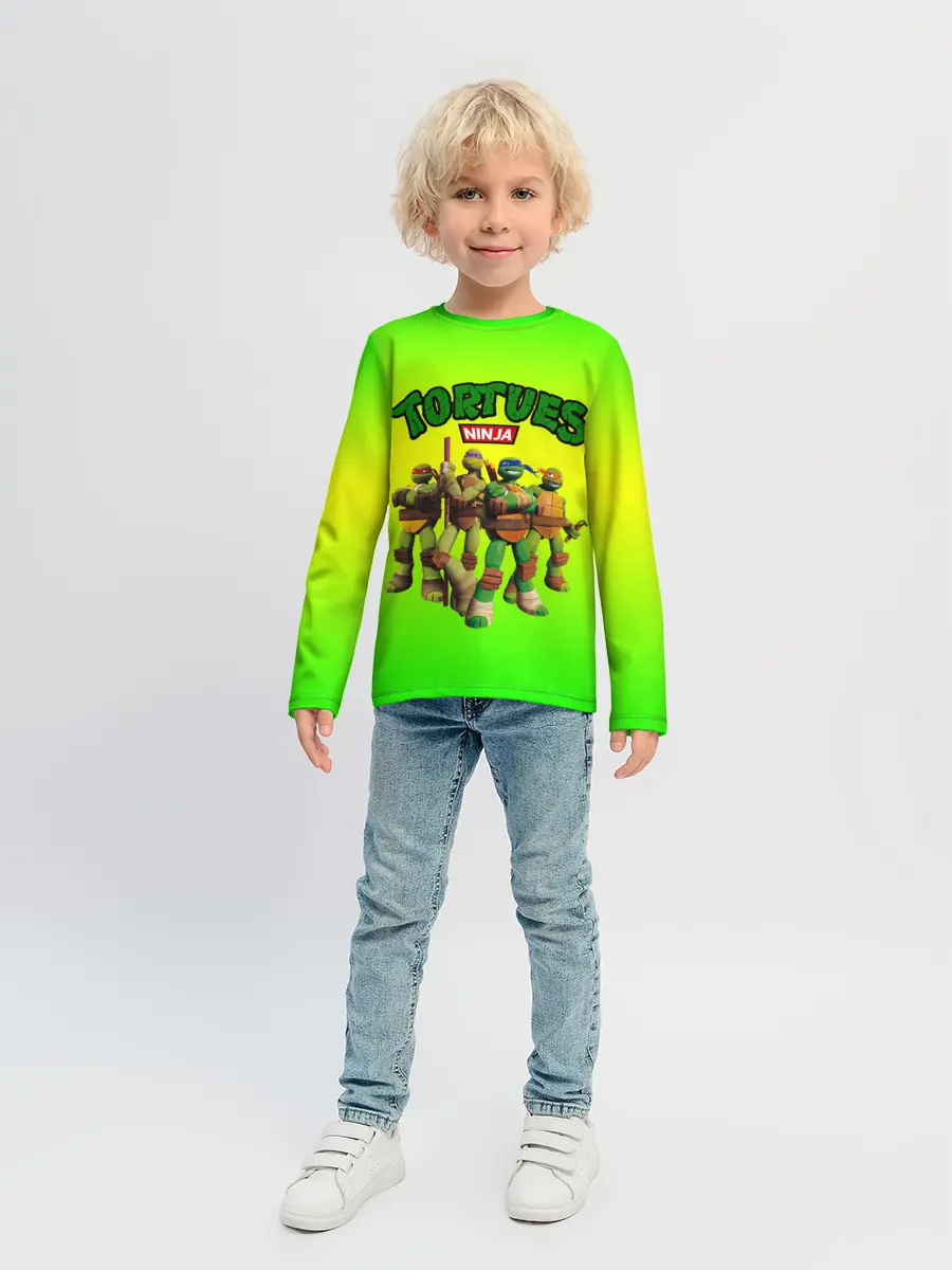 Детский лонгслив / ЧЕРЕПАШКИ - НИНДЗЯ