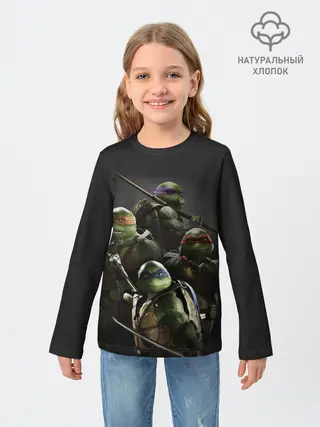 Детский лонгслив / ЧЕРЕПАШКИ - НИНДЗЯ