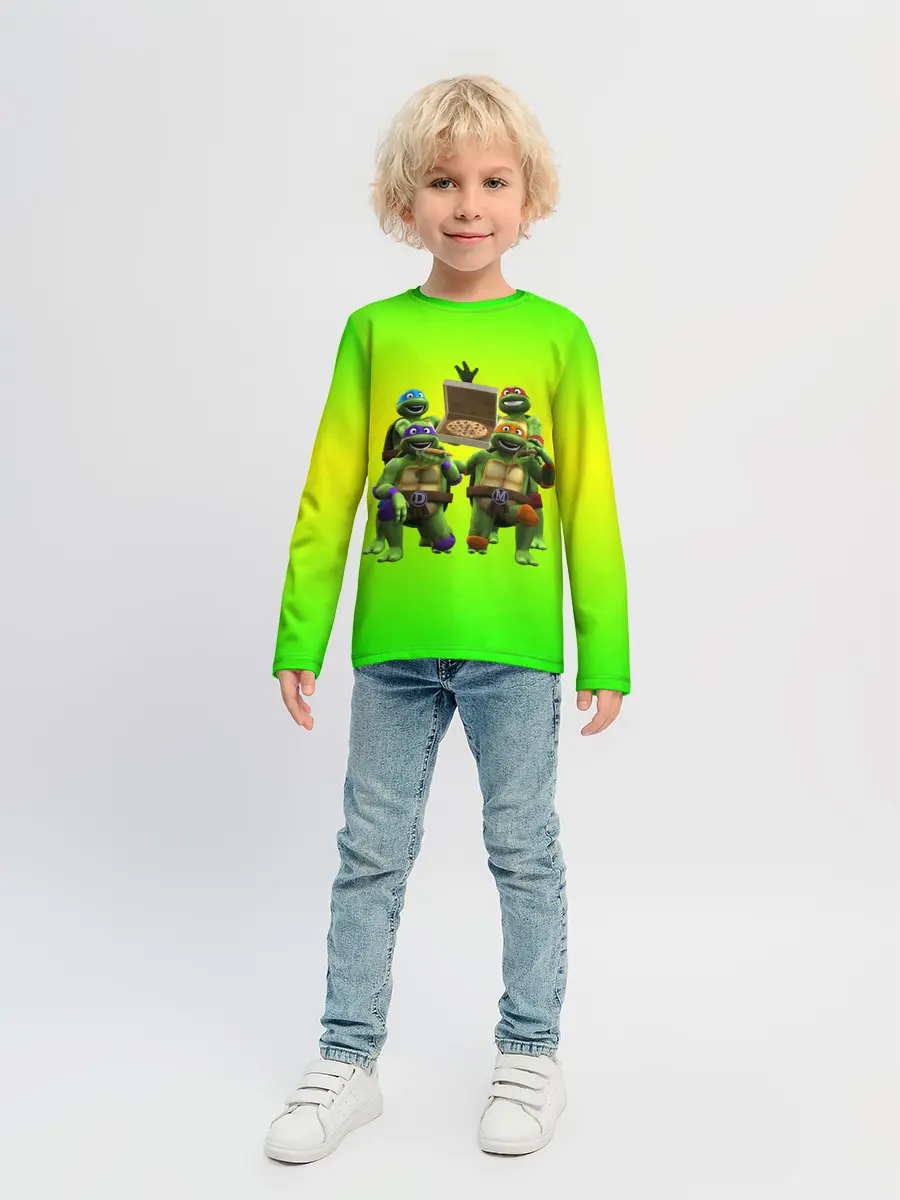 Детский лонгслив / ЧЕРЕПАШКИ - НИНДЗЯ