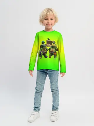 Детский лонгслив / ЧЕРЕПАШКИ - НИНДЗЯ