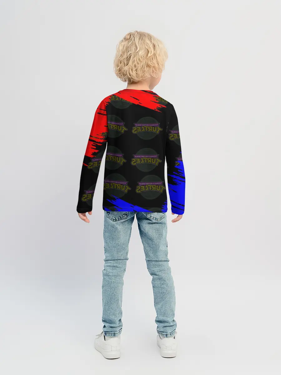 Детский лонгслив / Черепашки Ниндзя