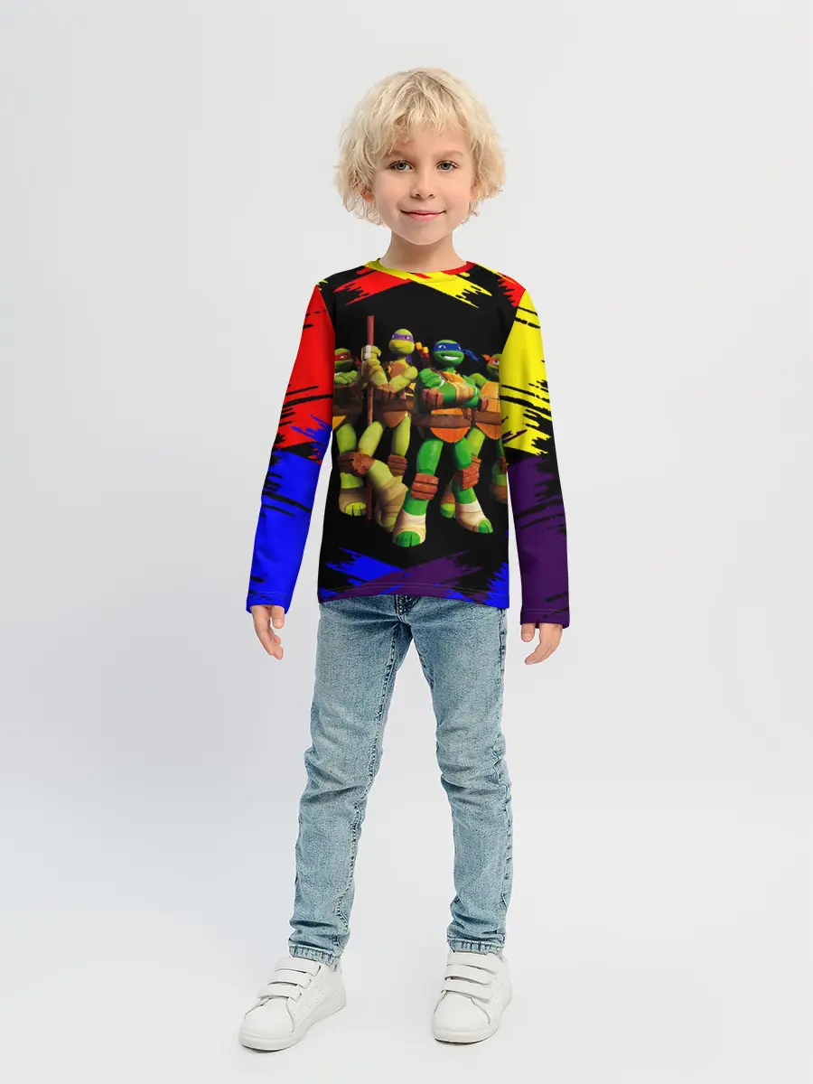 Детский лонгслив / Супер Ниндзя Черепашки