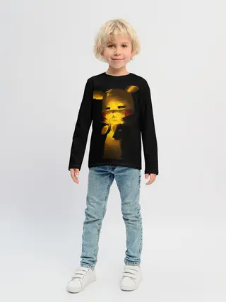 Детский лонгслив / Пикачу | Брутал