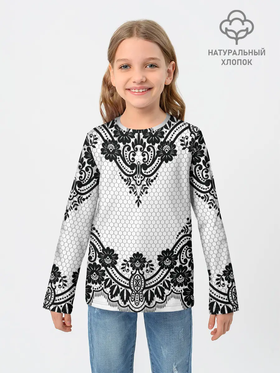Детский лонгслив / КРУЖЕВА | WEAVING