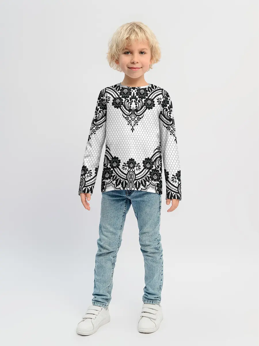 Детский лонгслив / КРУЖЕВА | WEAVING