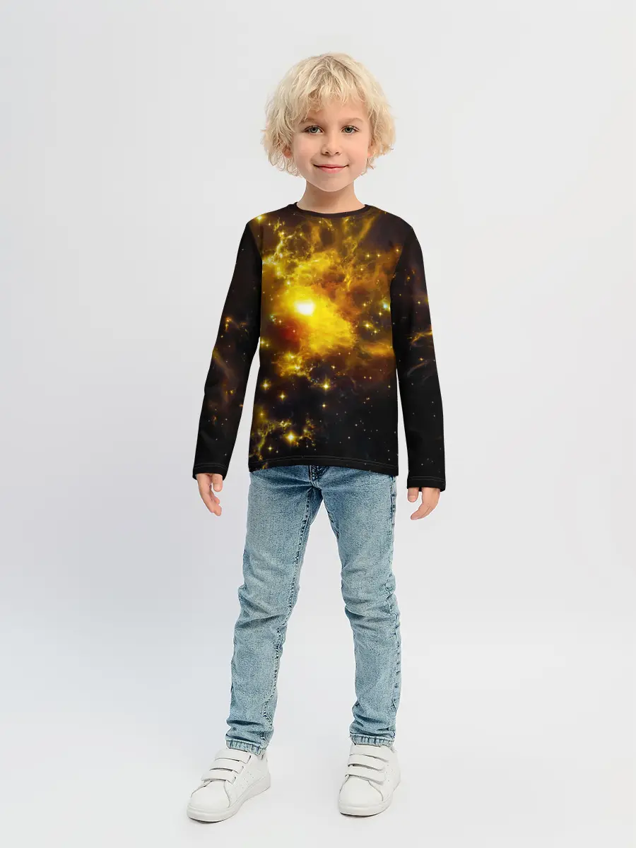 Детский лонгслив / Space