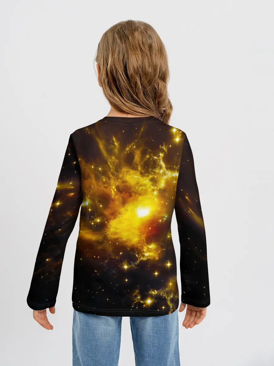 Детский лонгслив / Space