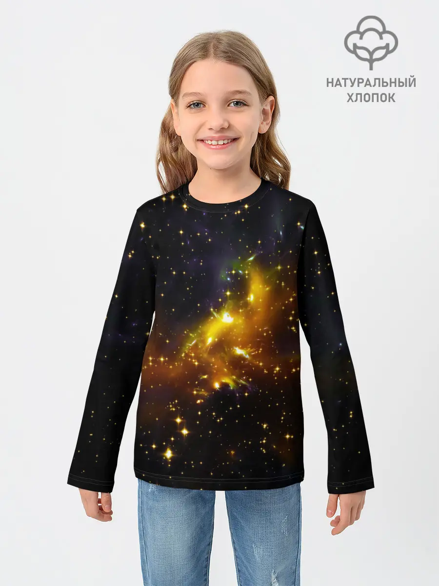 Детский лонгслив / STARS