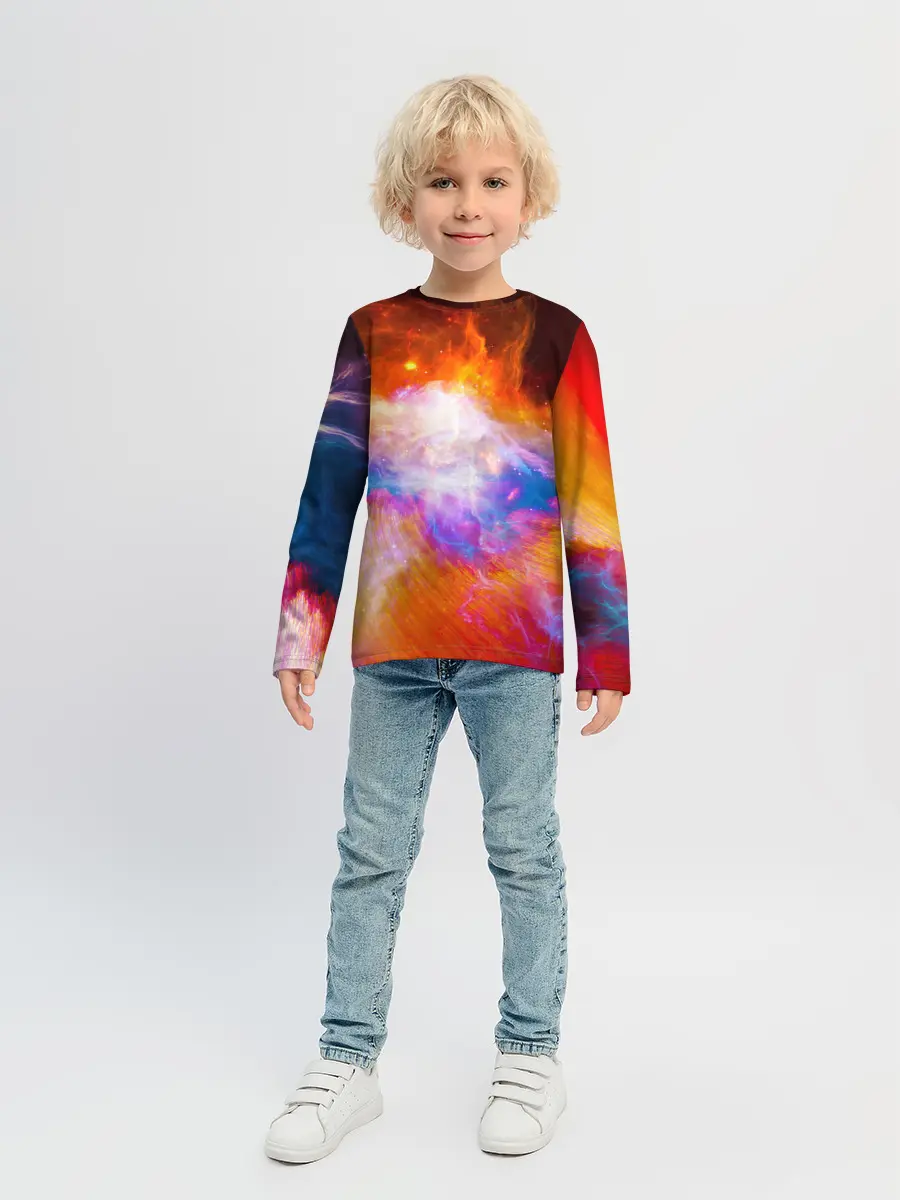 Детский лонгслив / Space