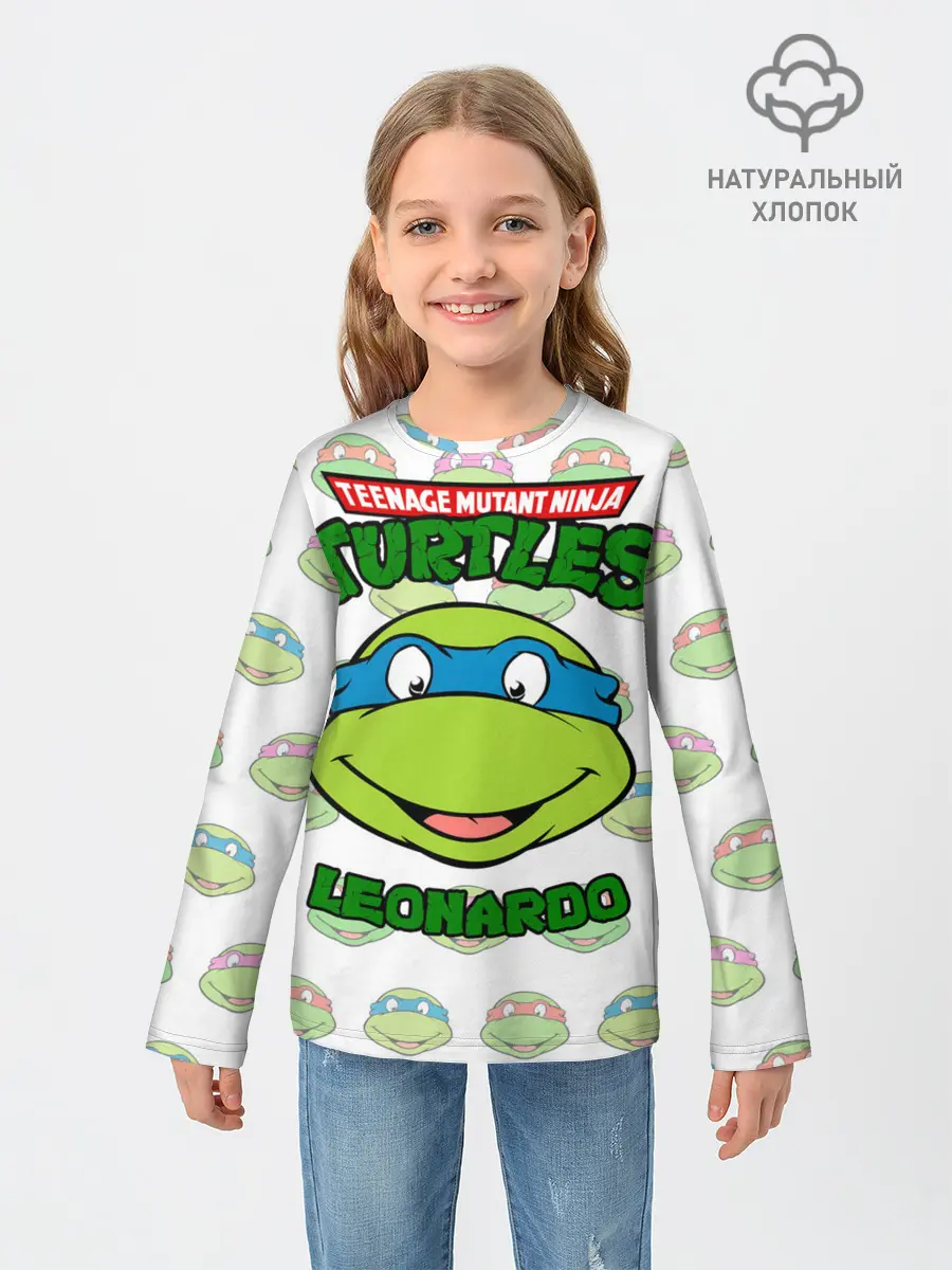 Детский лонгслив / Черепашки-Ниндзя