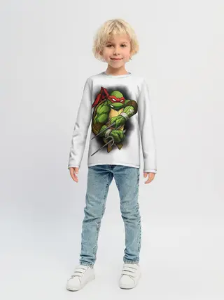 Детский лонгслив / Черепашки-ниндзя