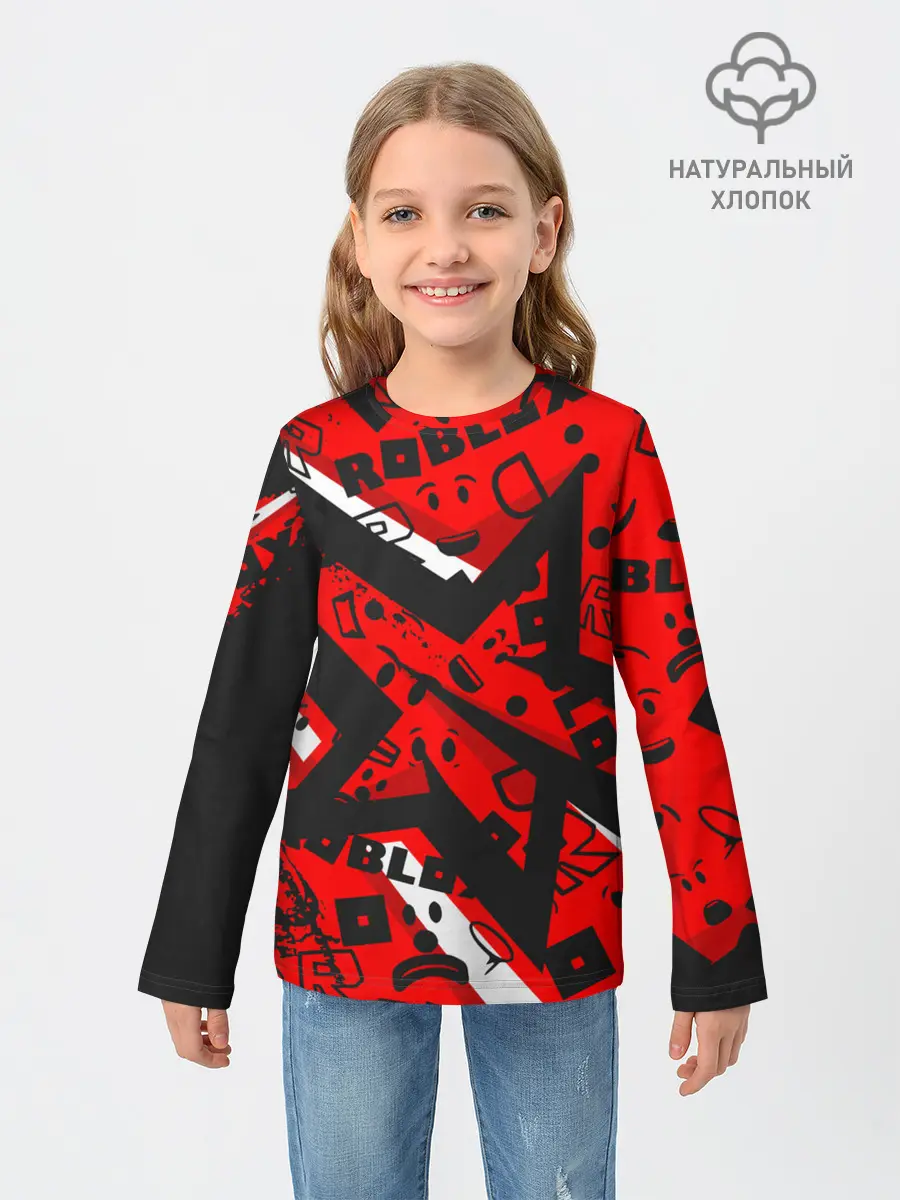 Детский лонгслив / Roblox