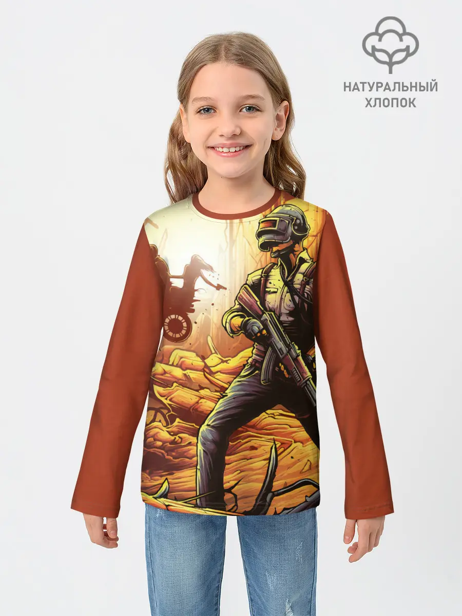 Детский лонгслив / PUBG
