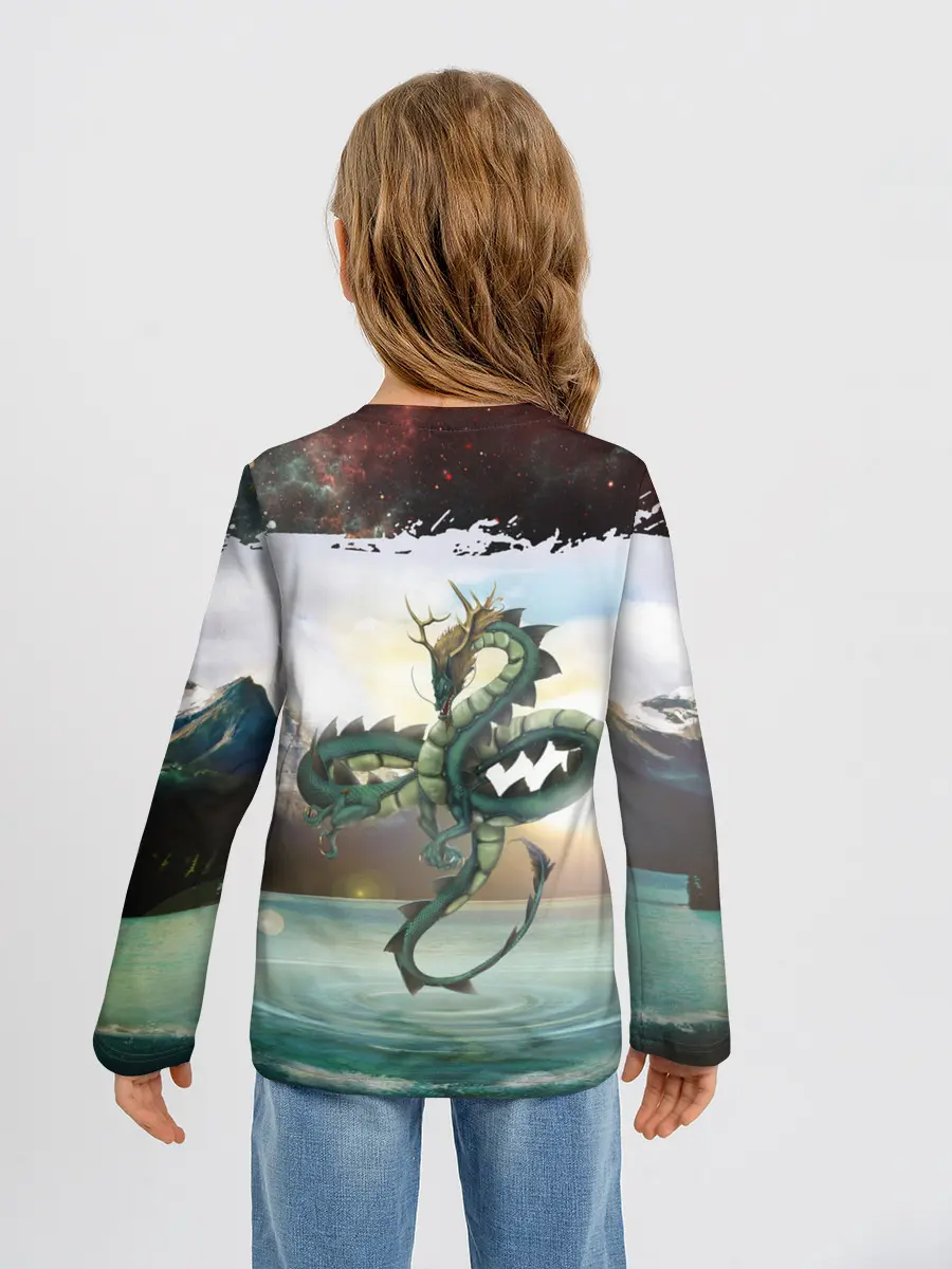 Детский лонгслив / Дракон | Dragon