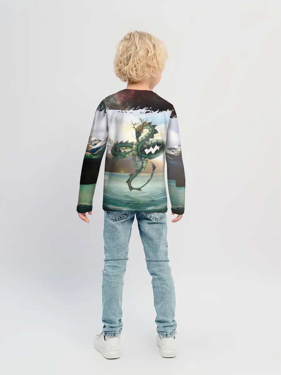 Детский лонгслив / Дракон | Dragon
