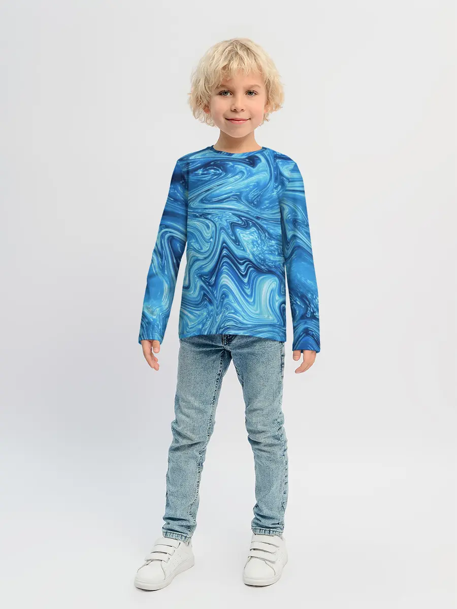 Детский лонгслив / Водоворот