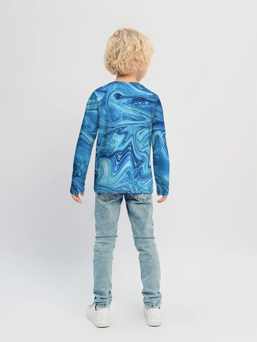 Детский лонгслив / Водоворот