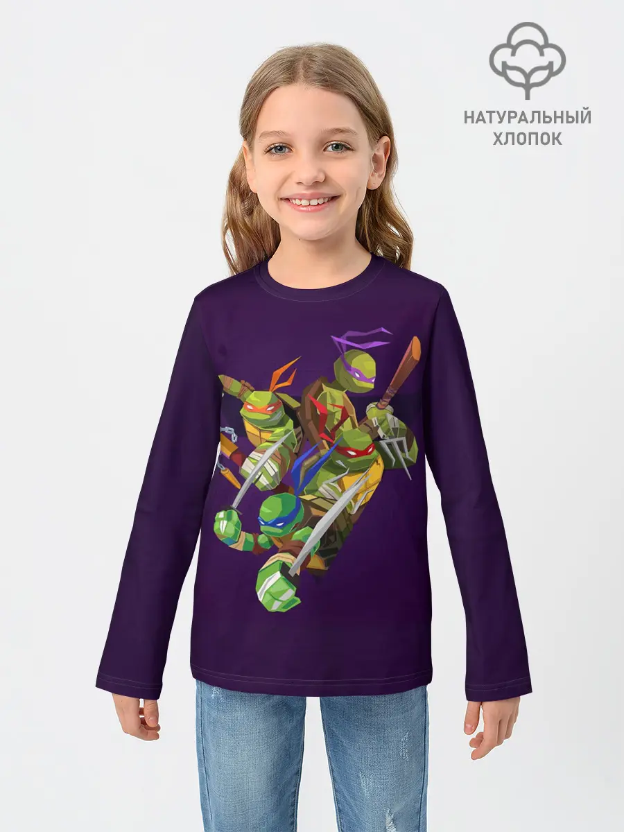 Детский лонгслив / ЧЕРЕПАШКИ НИНДЗЯ