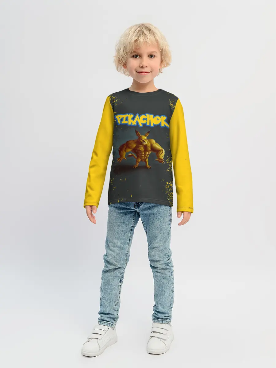 Детский лонгслив / Пикачок