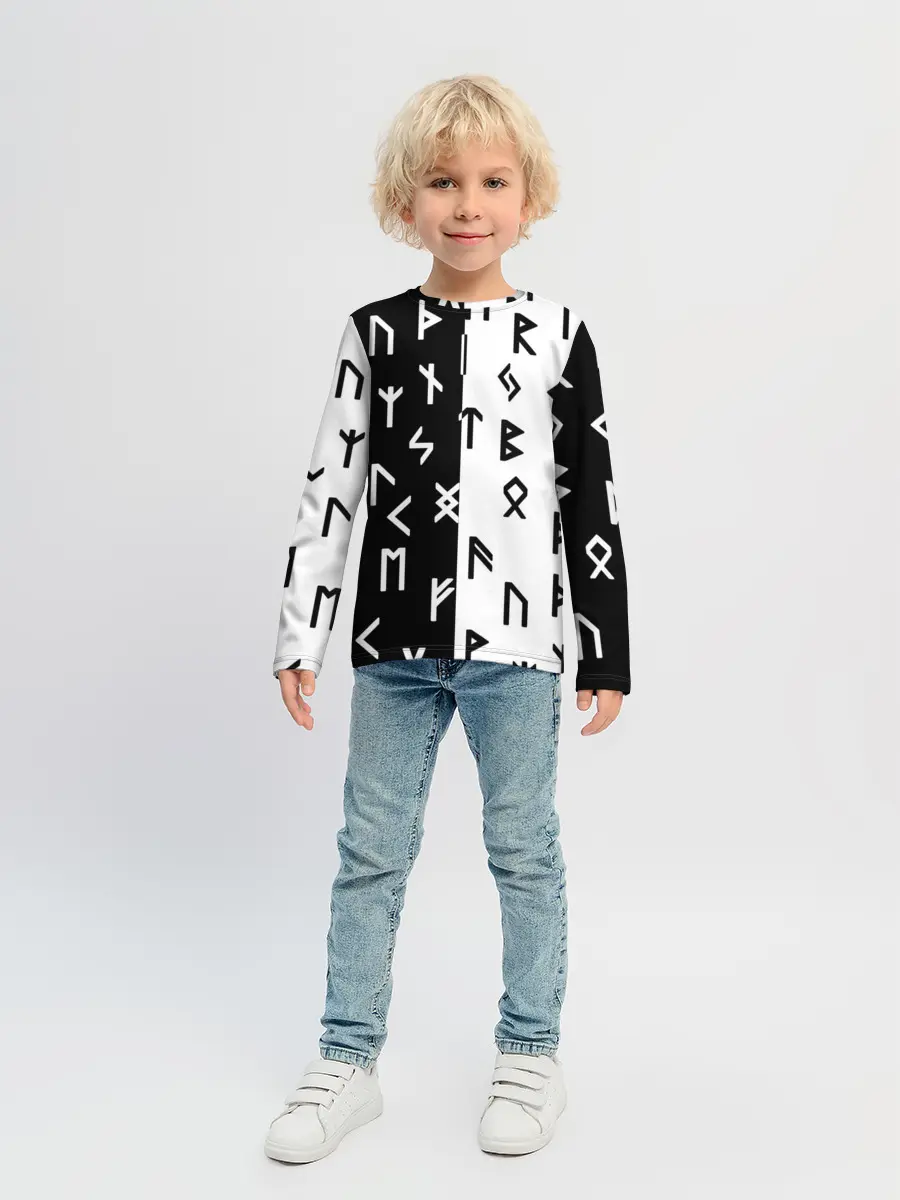 Детский лонгслив / РУНЫ