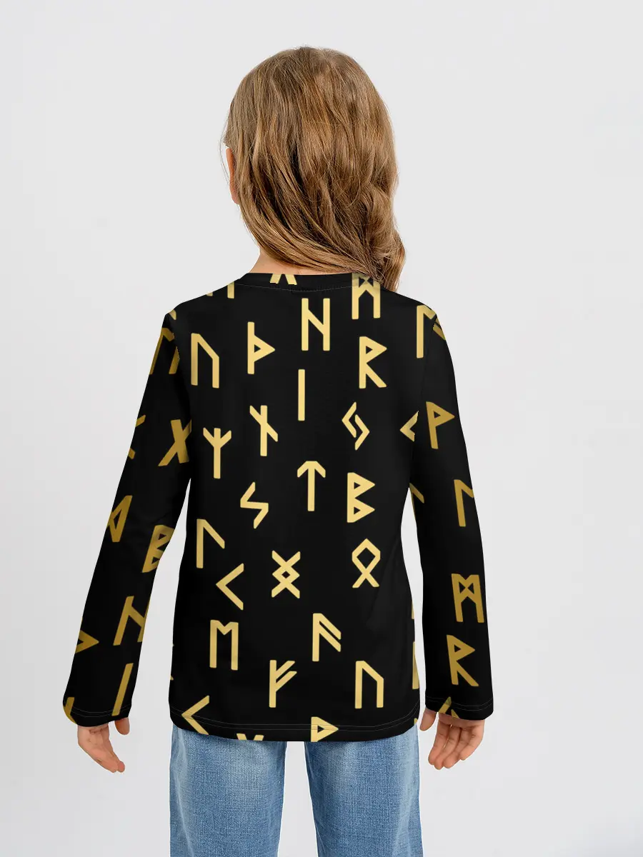 Детский лонгслив / РУНЫ