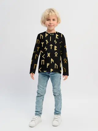 Детский лонгслив / РУНЫ