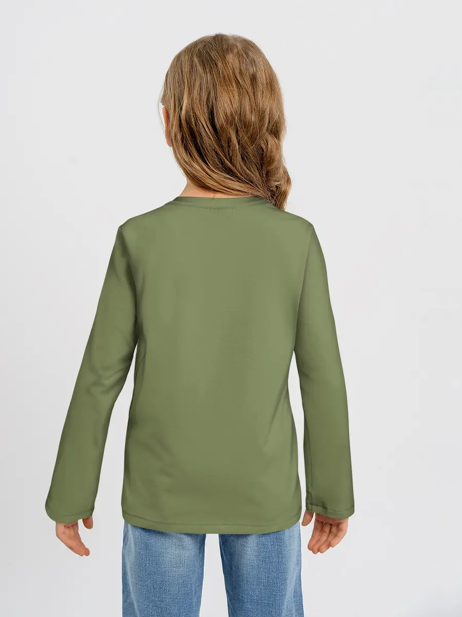 Детский лонгслив / Мона Лиза в маске