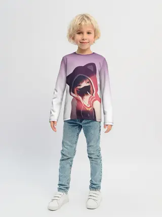 Детский лонгслив / Аниме. Маска