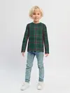 Детский лонгслив / Шотландка