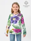 Детский лонгслив / Цветы