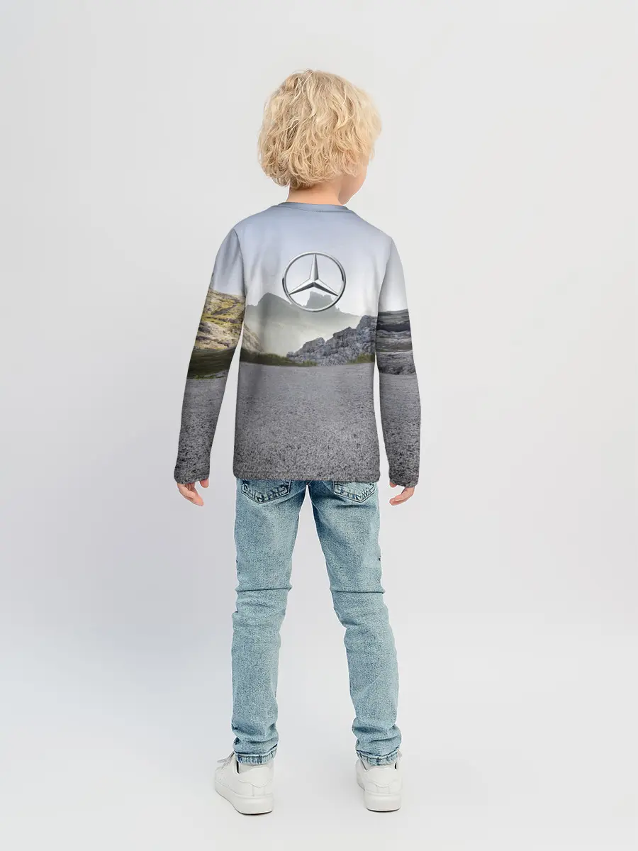 Детский лонгслив / Mercedes V8 Biturbo