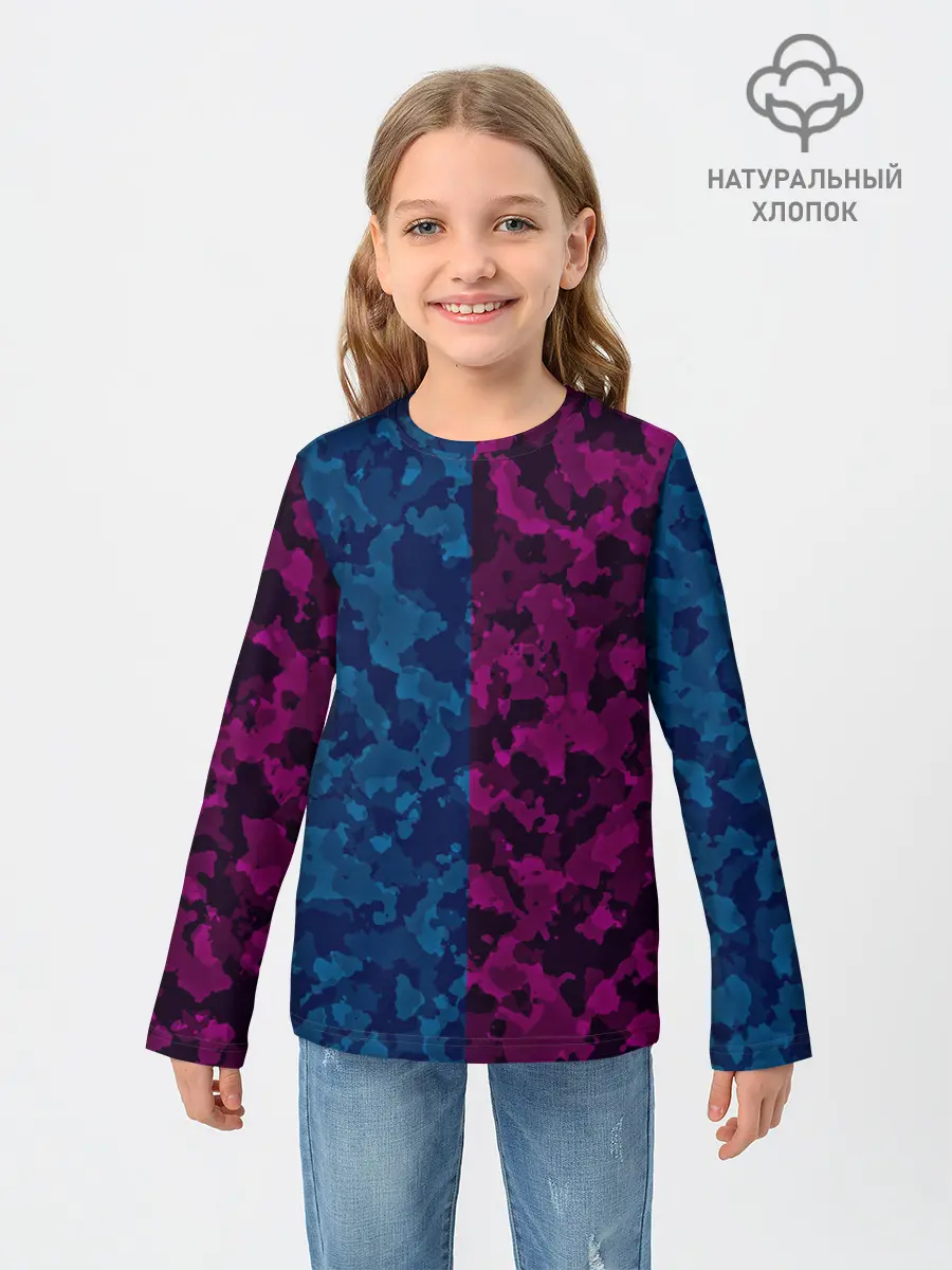 Детский лонгслив / МИЛИТАРИ