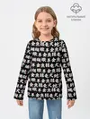 Детский лонгслив / ИЕРОГЛИФЫ ГЛИТЧ