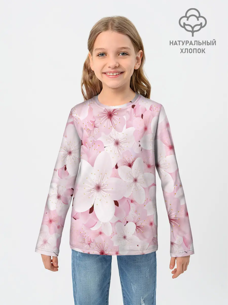 Детский лонгслив / САКУРА