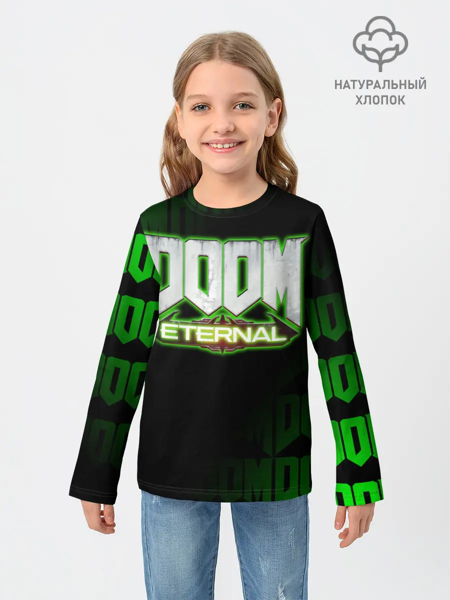 Детский лонгслив / DOOM: ETERNAL.