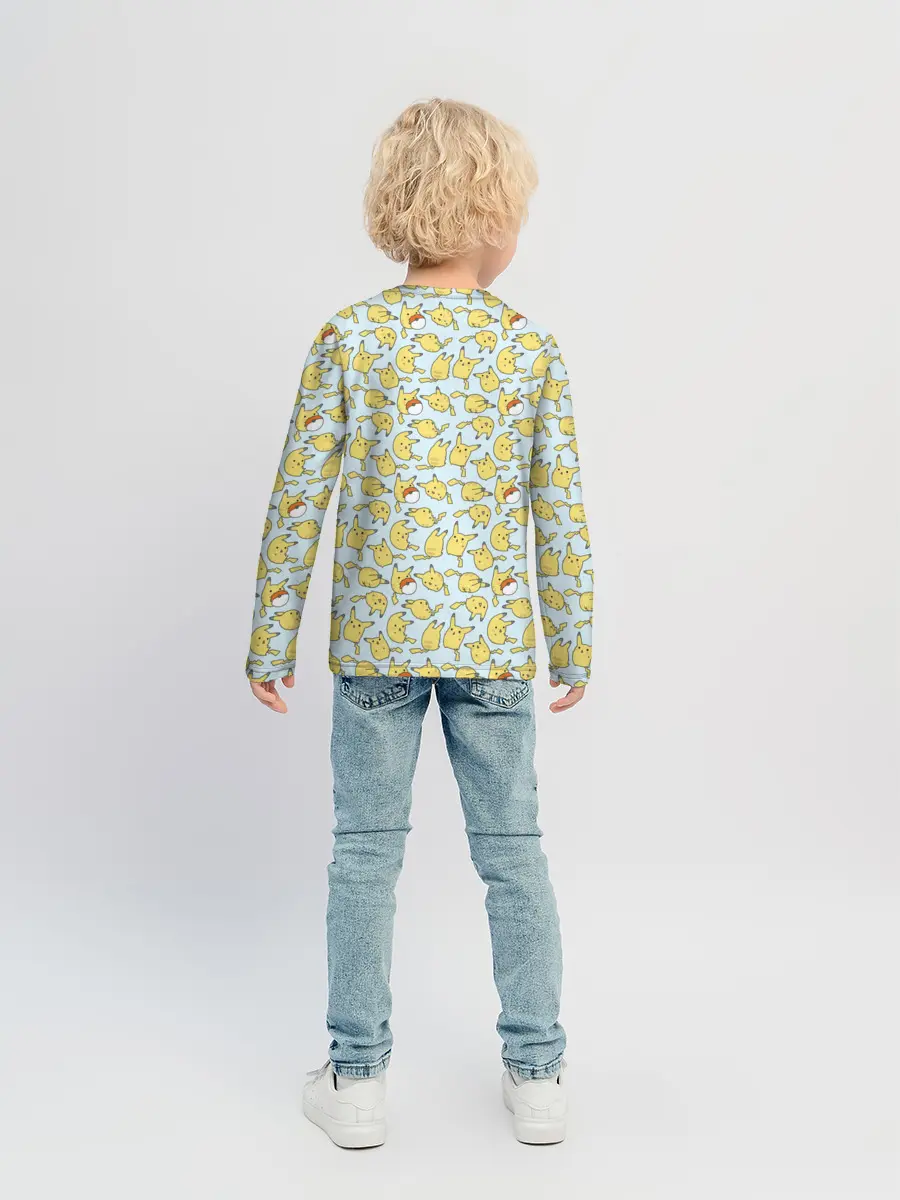 Детский лонгслив / Пикачу.