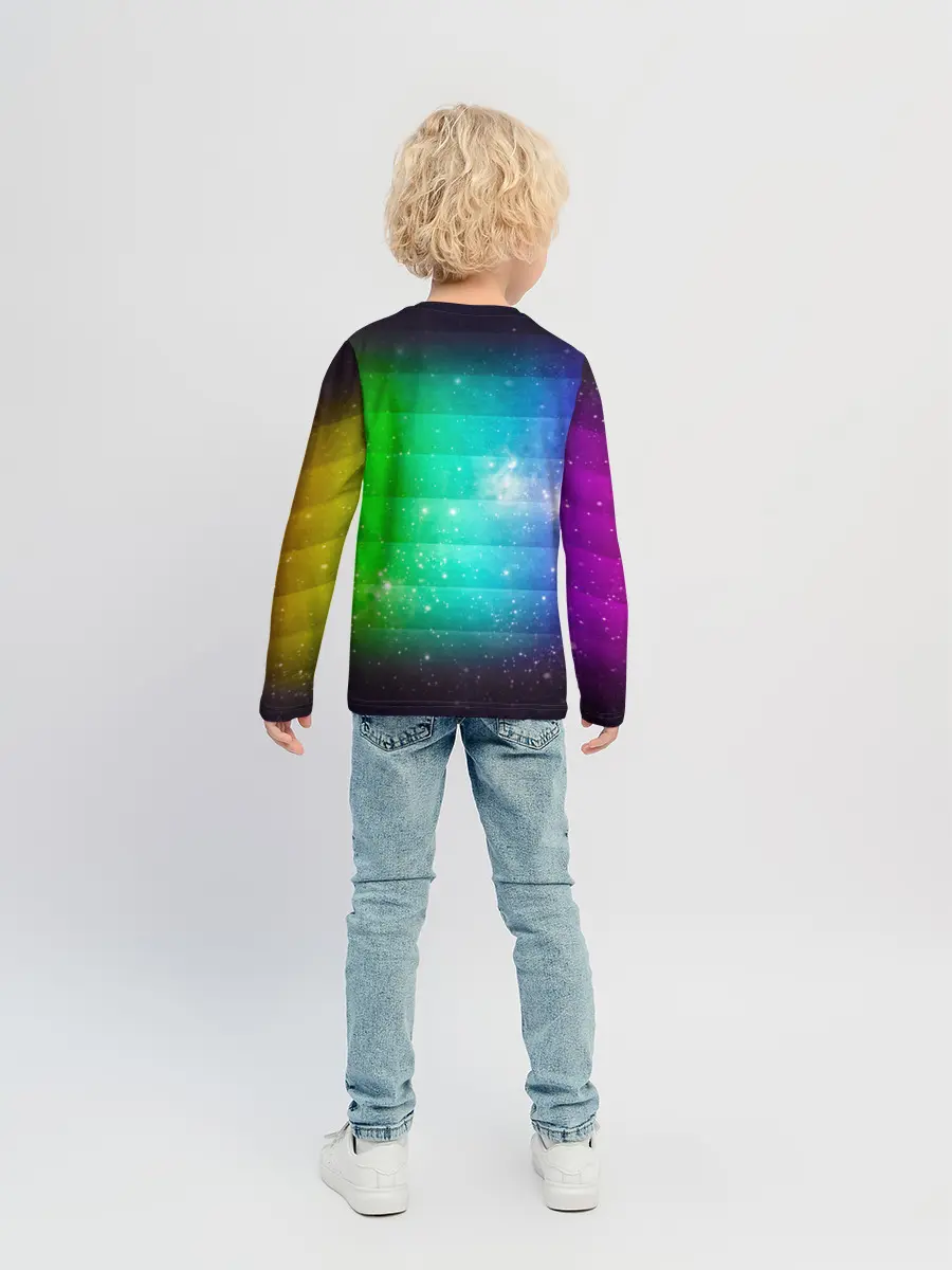 Детский лонгслив / Space