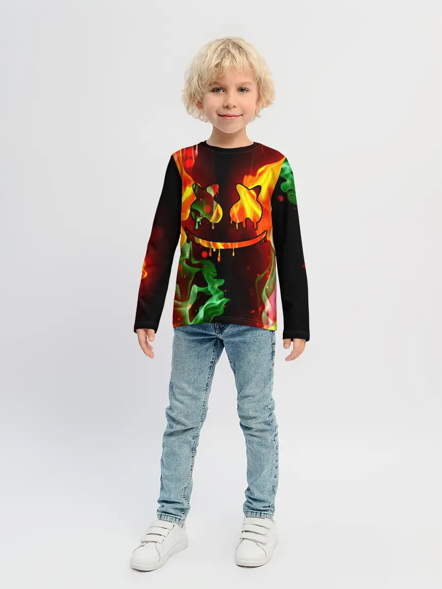 Детский лонгслив / Marshmello