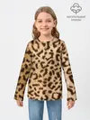 Детский лонгслив / Леопард