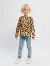 Детский лонгслив / Леопард