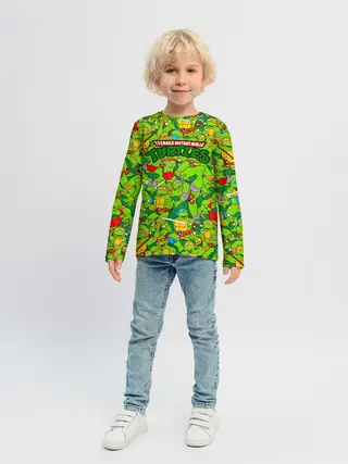 Детский лонгслив / Черепашки - ниндзя