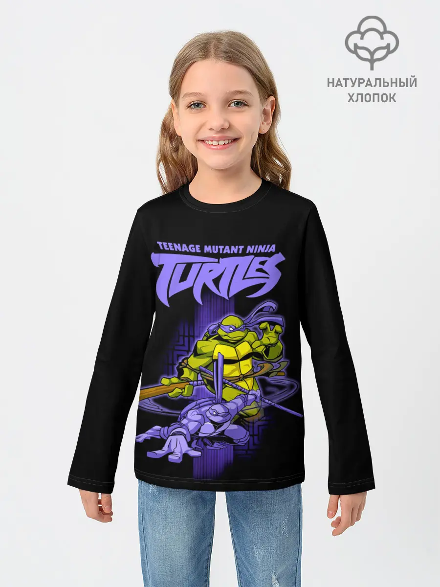 Детский лонгслив / Черепашки - ниндзя