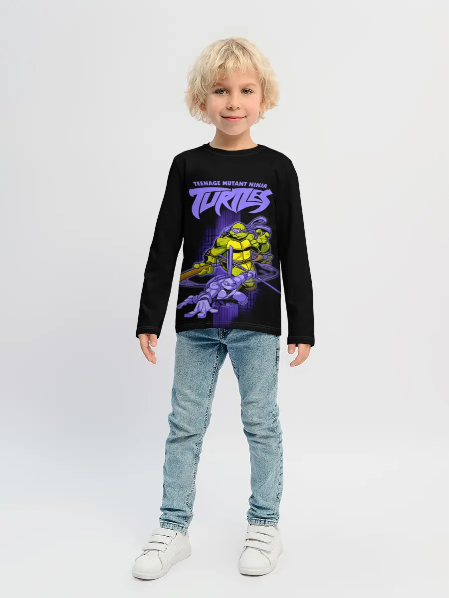 Детский лонгслив / Черепашки - ниндзя