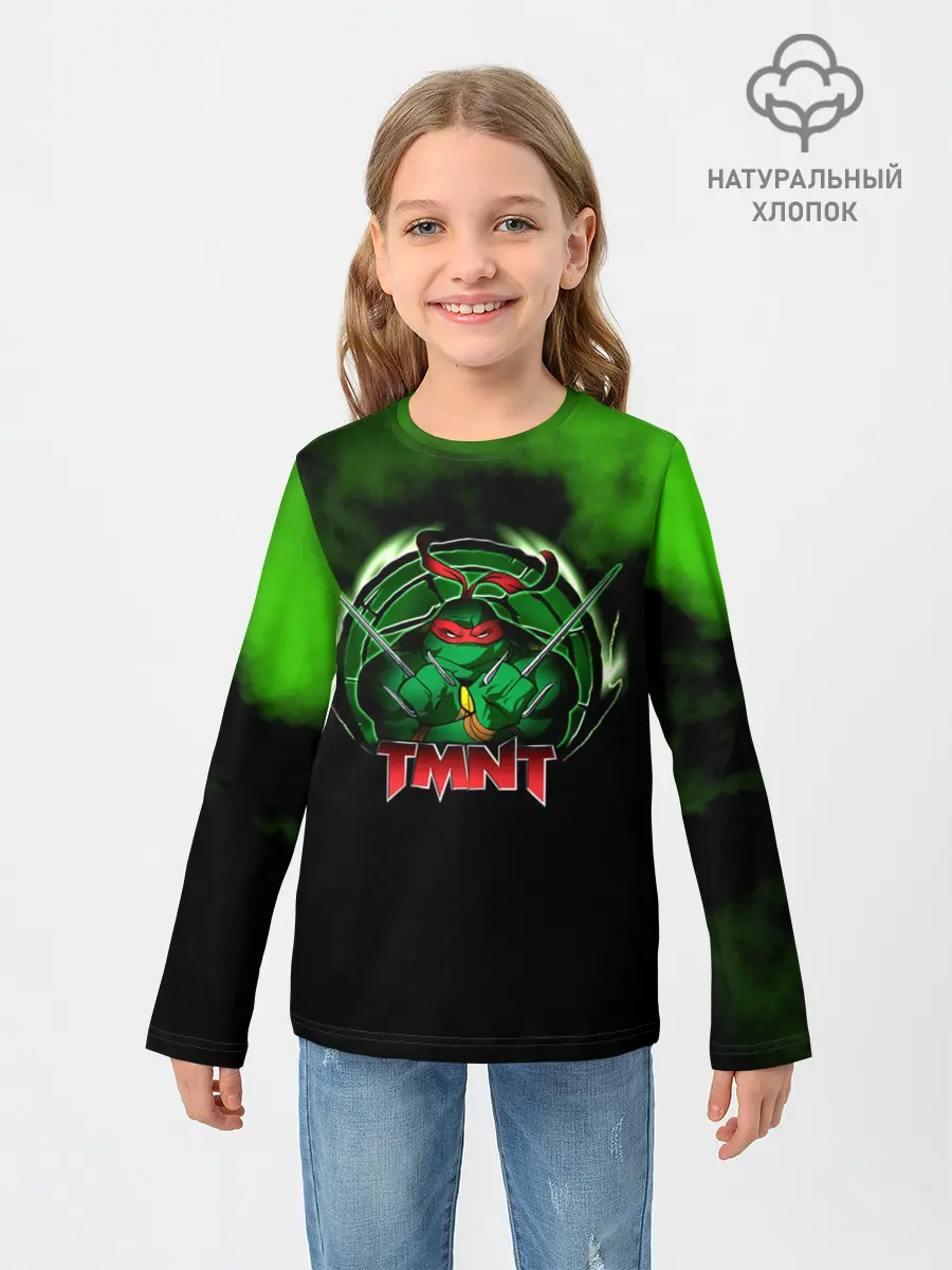 Детский лонгслив / TMNT Рафаэль