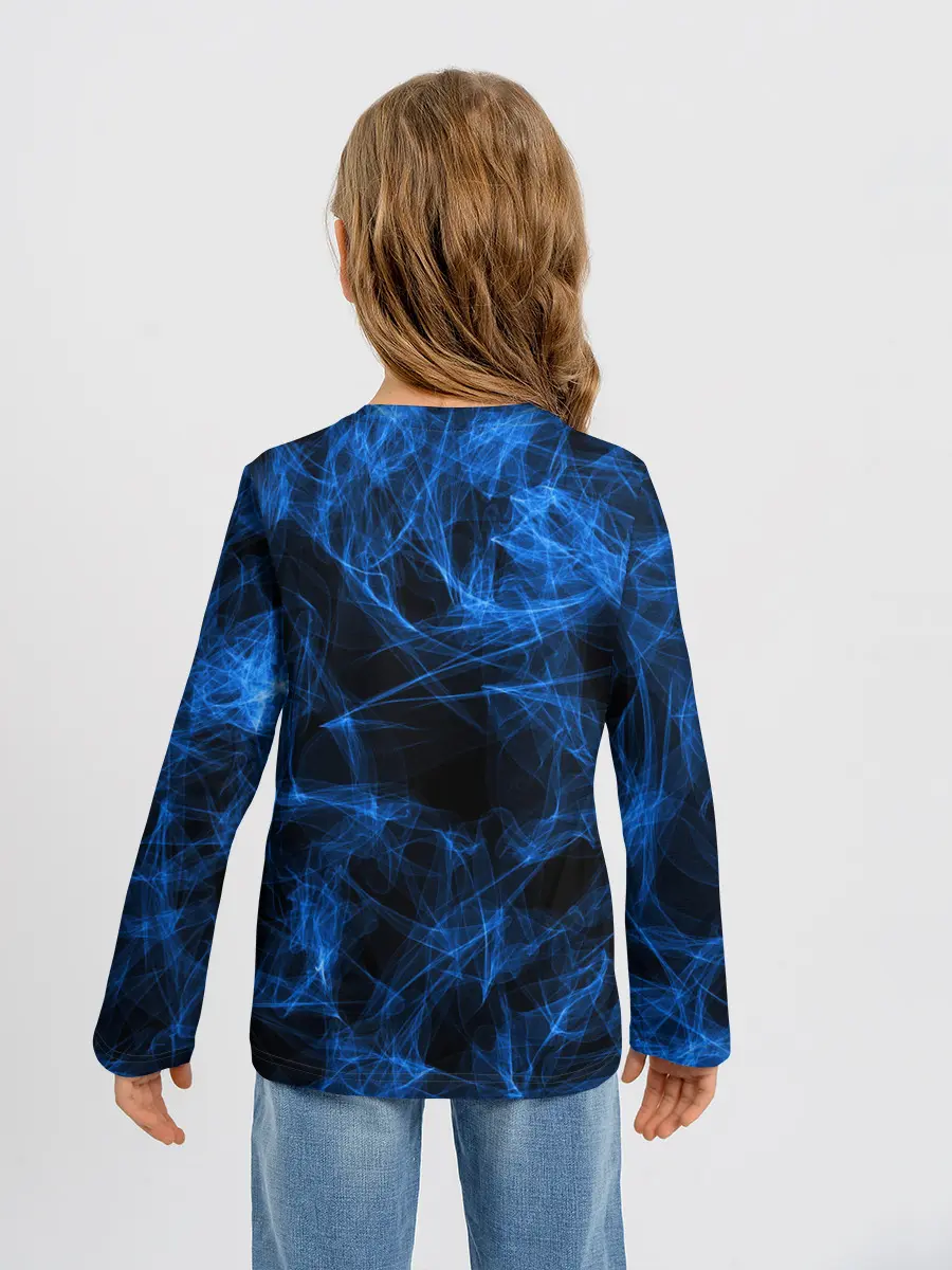 Детский лонгслив / NEON SMOKES STRIPES