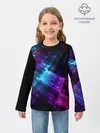 Детский лонгслив / НЕОНОВАЯ АБСТРАКЦИЯ